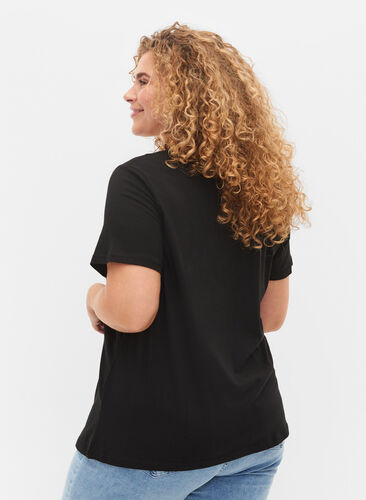 Puuvillainen t-paita painatuksella, Black Brooklyn, Model image number 1
