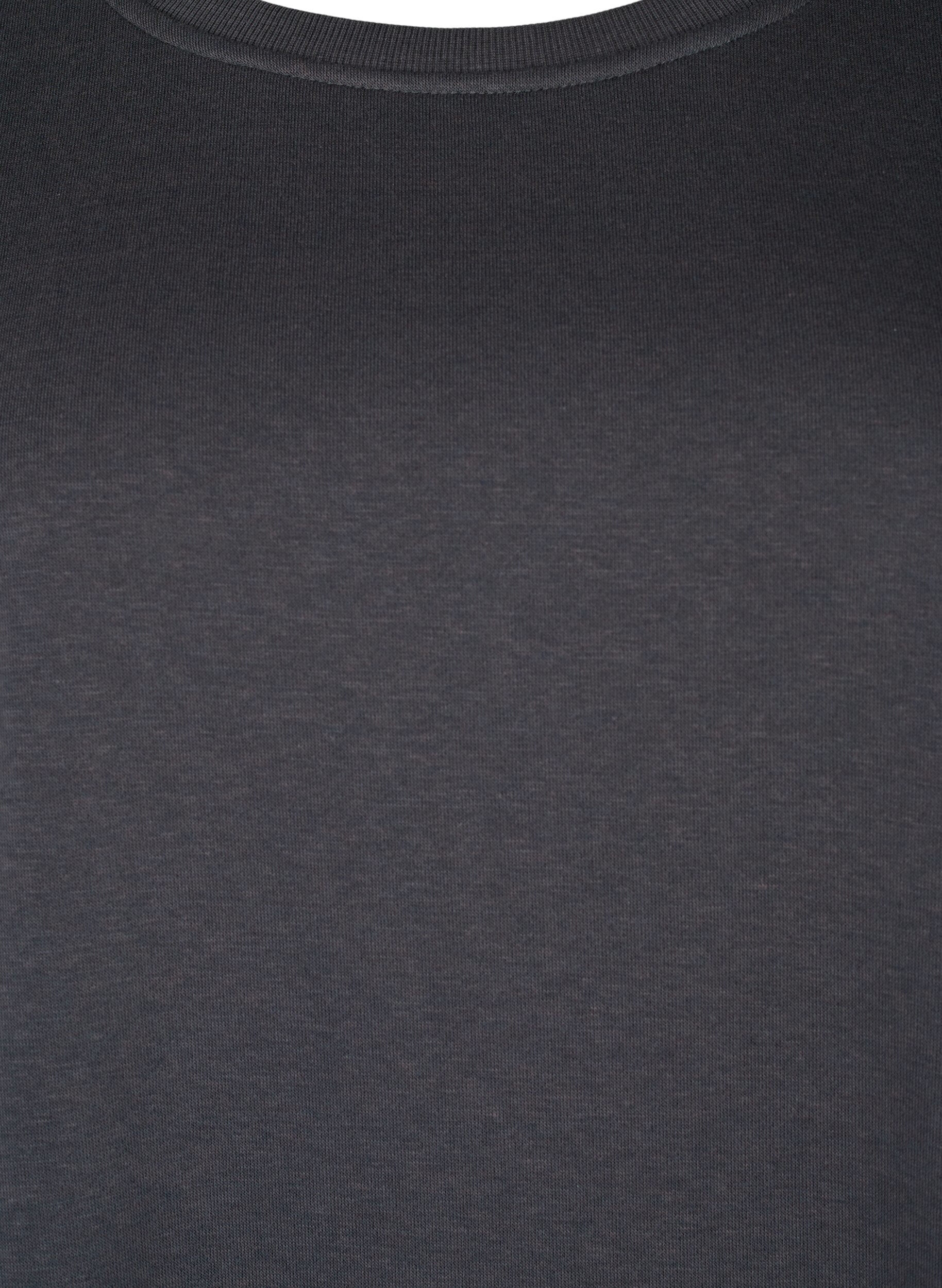 ZizziKirjailtu collegemekko, Dark Grey, Packshot image number 2