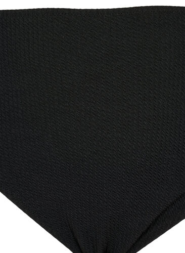 Bikinialaosa krepatulla tekstuurilla, Black, Packshot image number 2