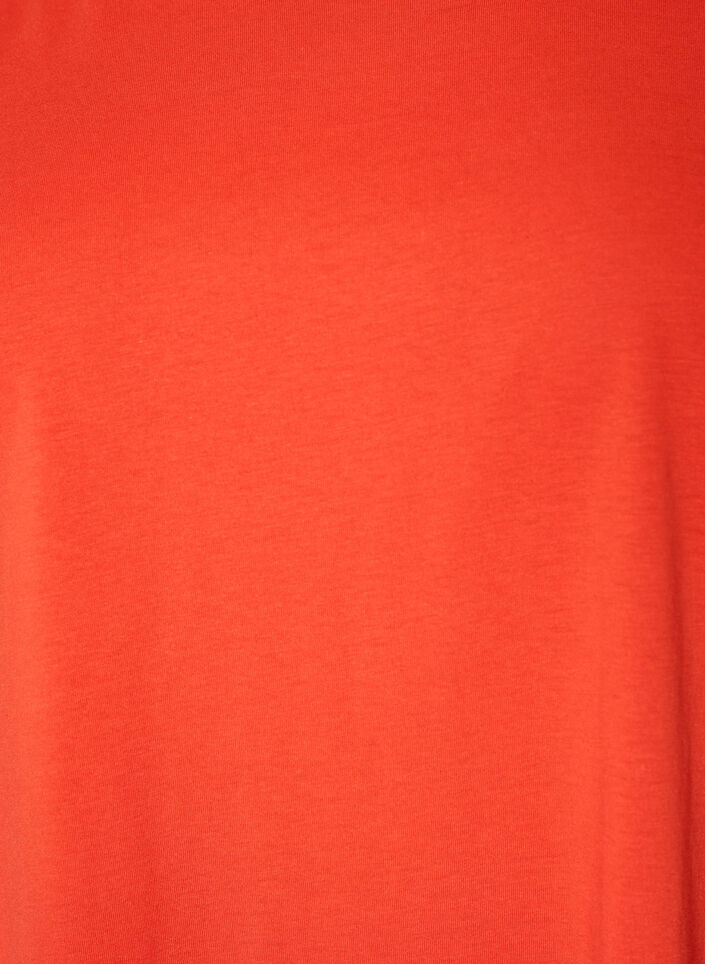 Lyhythihainen t-paita puuvillasekoitteesta, Oranssi, Packshot image number 2
