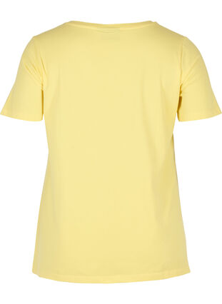 Basic t-paita, Yellow Cream, Packshot image number 1