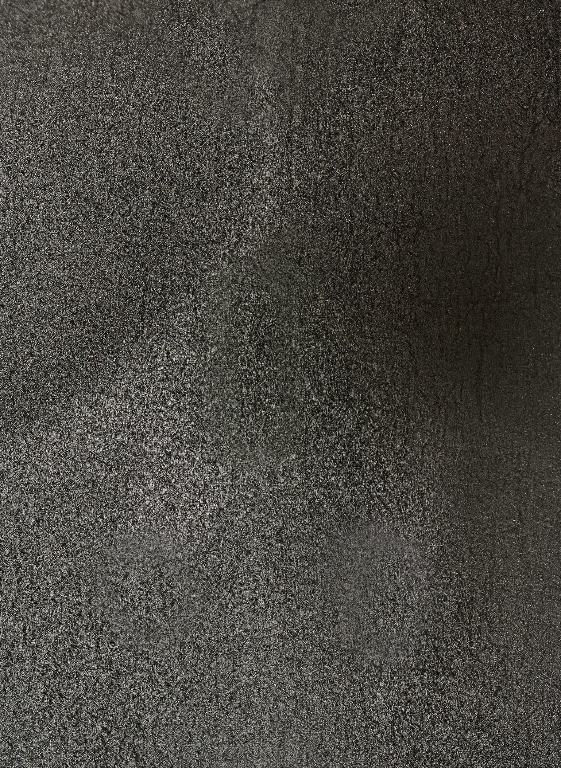 ZizziLyhyt organza-mekko r&ouml;yhel&ouml;helmalla, Musta, Packshot image number 2