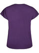 Yksiv&auml;rinen treeni-T-paita, Violetti, Packshot image number 1