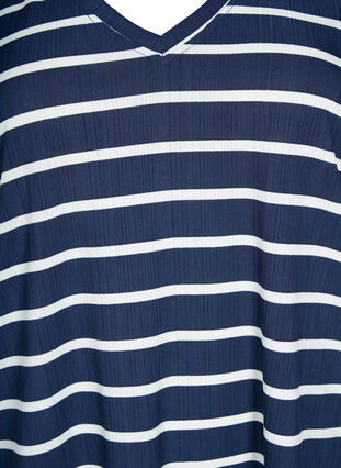 FLASH - T-paita kuosilla ja v-aukolla, Night Sky Stripe, Packshot image number 2