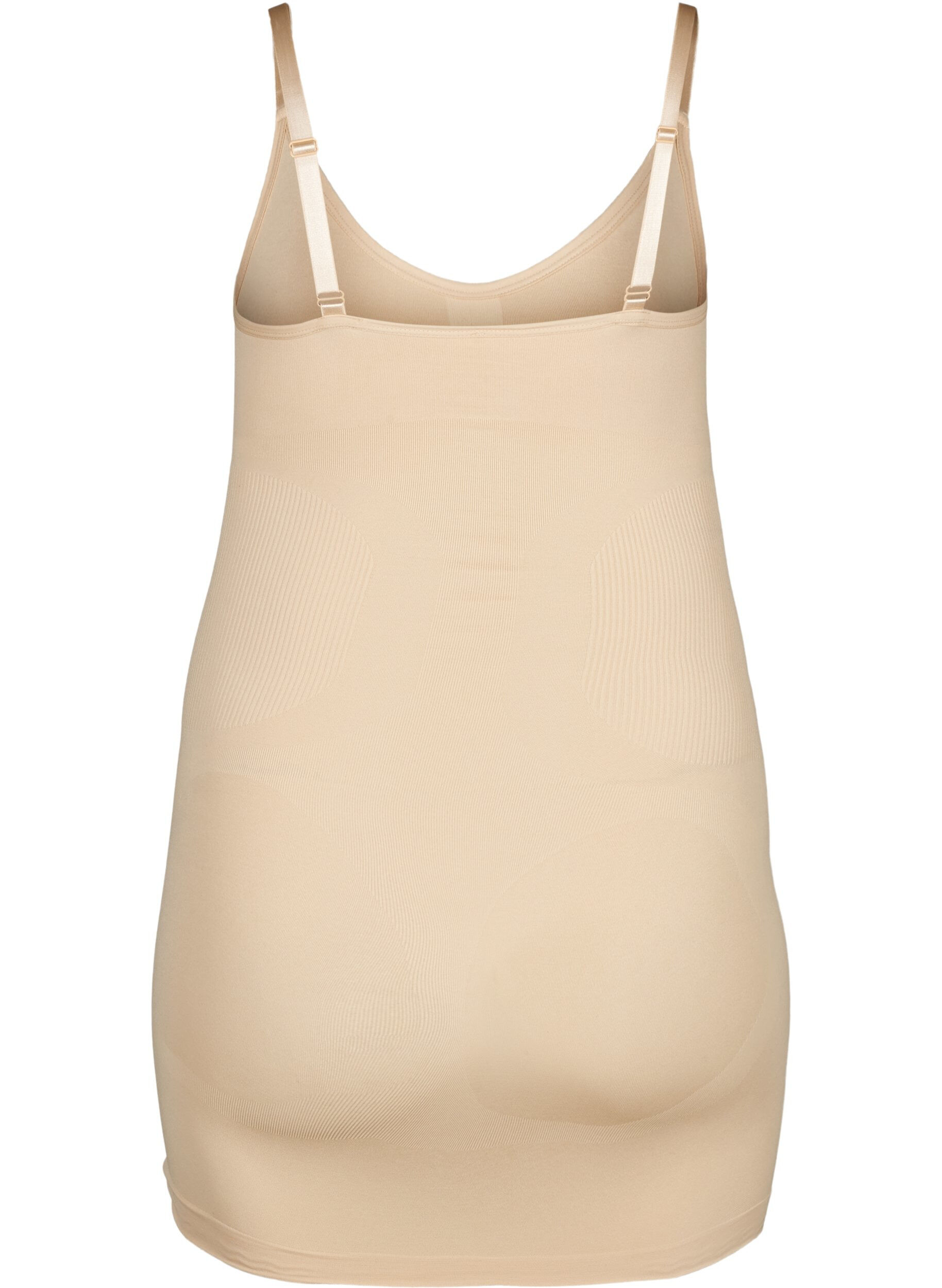 Zizzi Shapewear-mekko ohuilla olkaimilla, Beige, Packshot image number 1