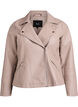 Biker-takki keinonahasta, Beige, Packshot image number 0
