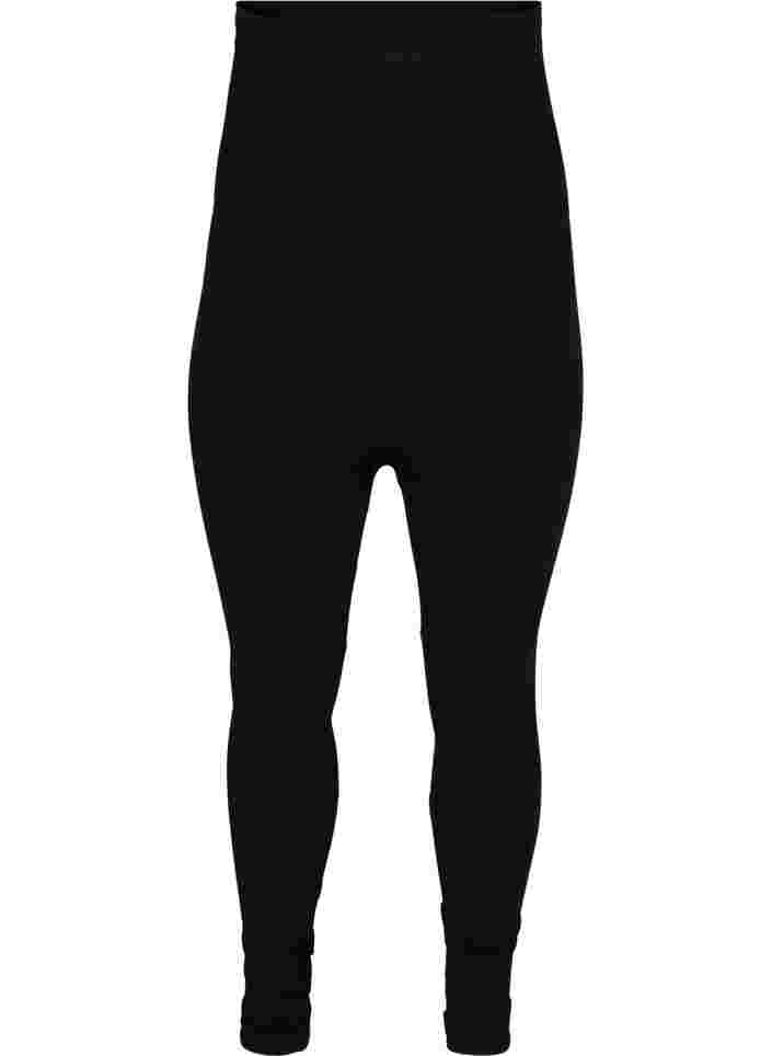 Shapewear-leggingsit korkealla vyötäröllä, Black, Packshot image number 0