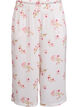 Culottes-housut kuosilla, Valkoinen, Packshot image number 0