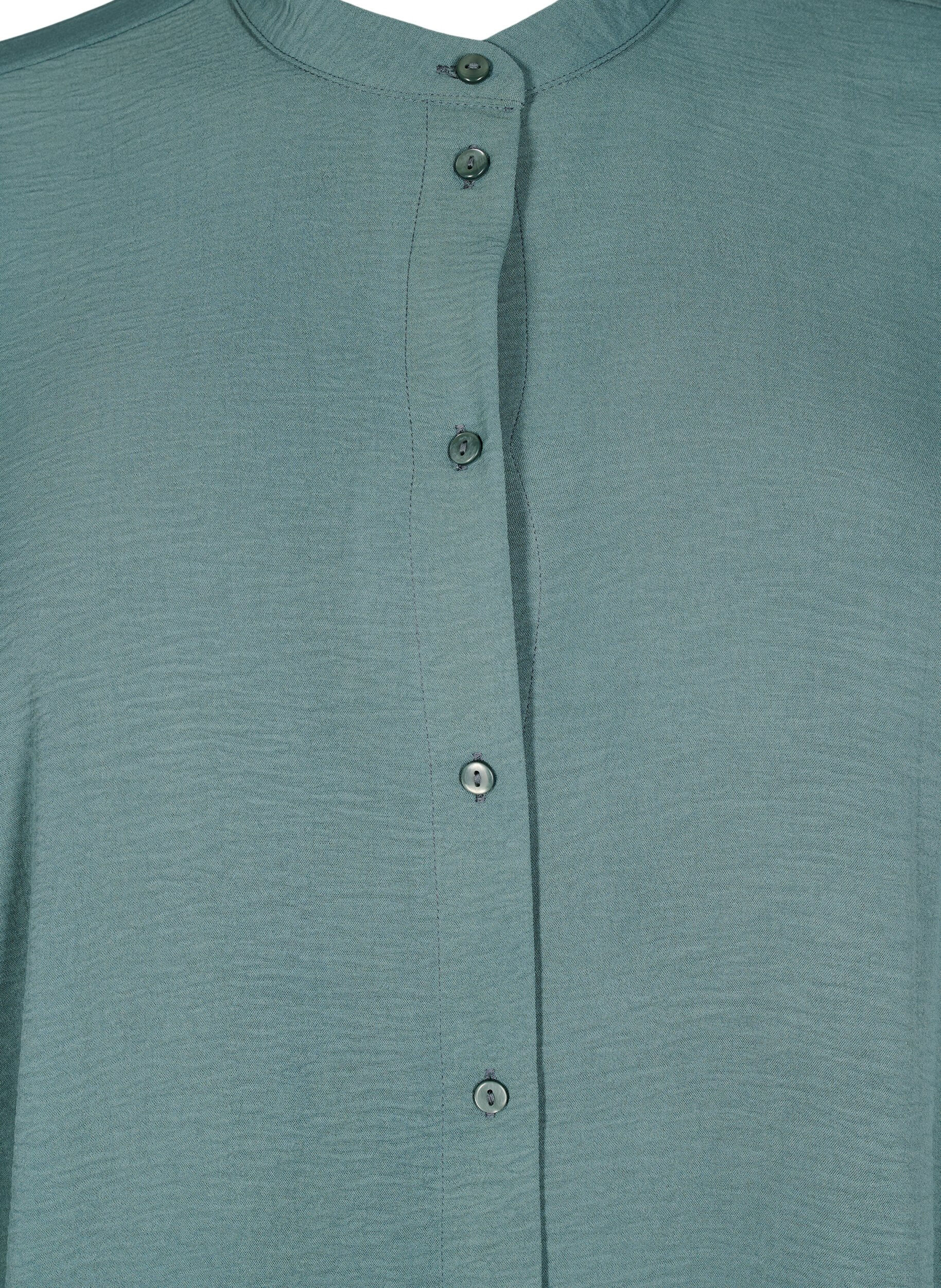 Zizzi Tunika 3/4-hihoilla, Vihre&auml;, Packshot image number 2