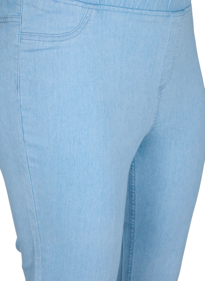 Caprit puuvillasekoitteesta, Light blue denim, Packshot image number 2