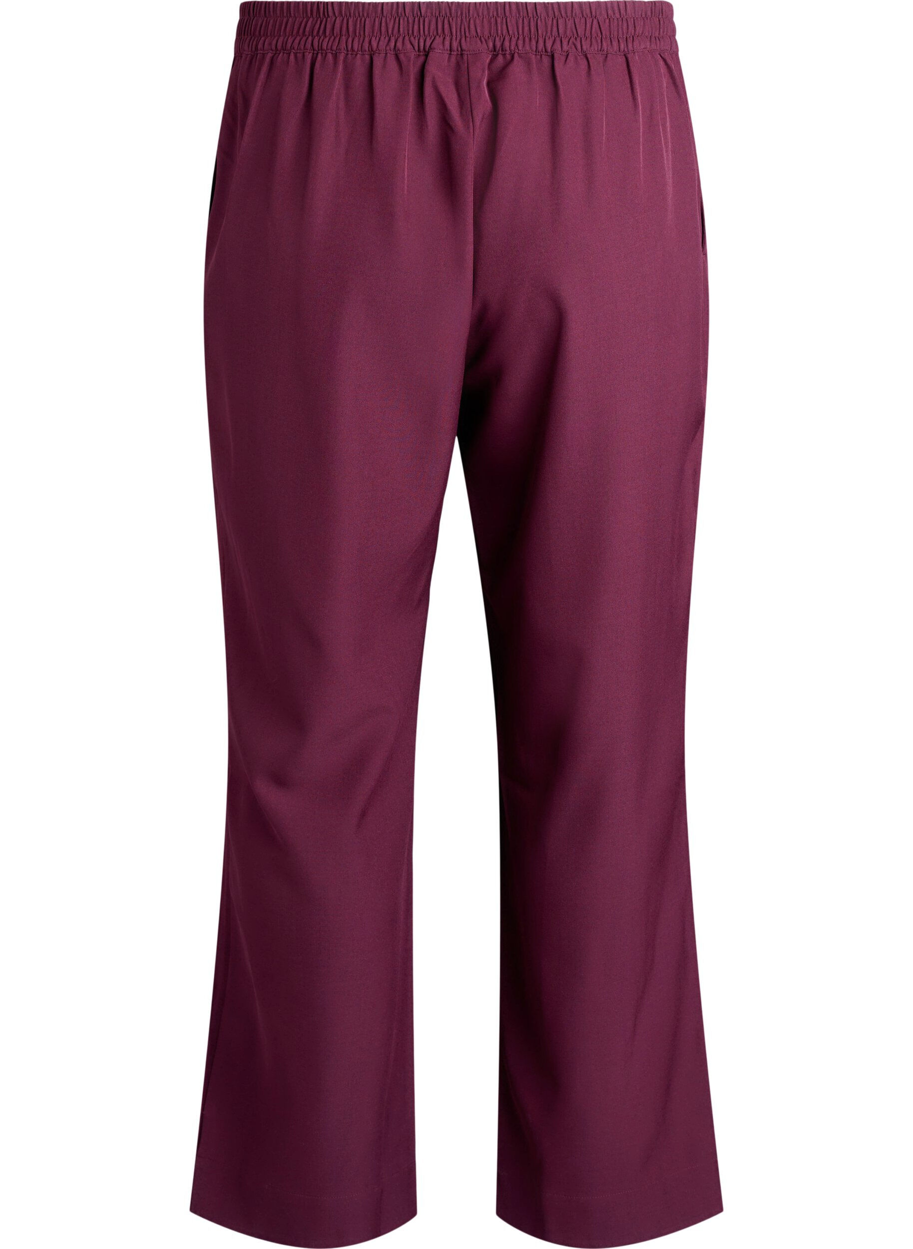 ZizziRento housut taskuilla, Tumma Bordeaux, Packshot image number 1
