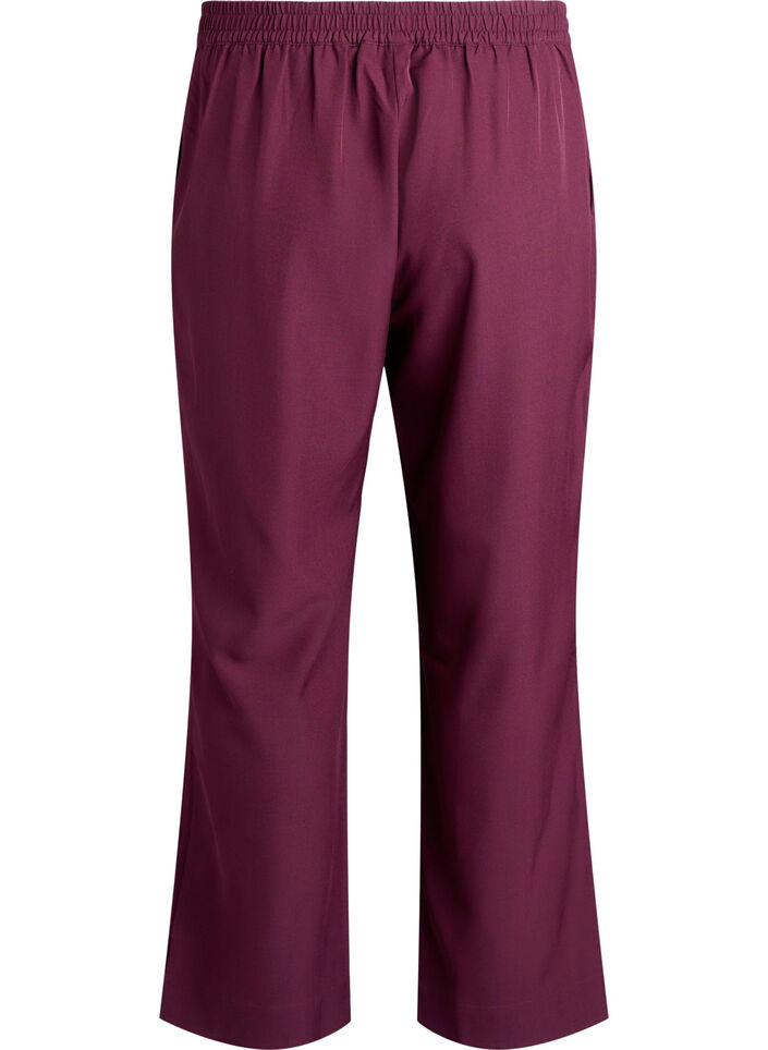 Rento housut taskuilla, Tumma Bordeaux, Packshot image number 1
