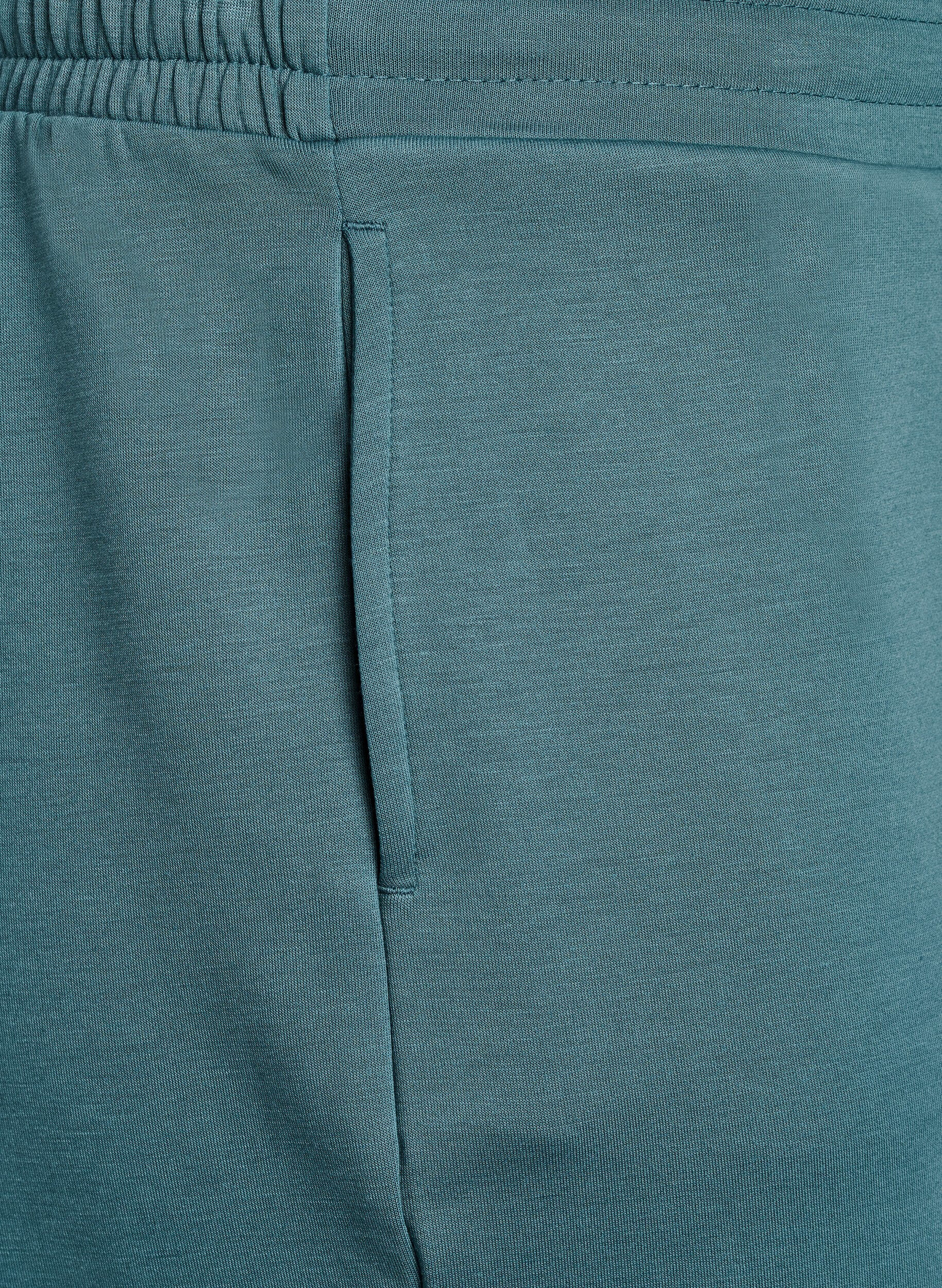 Zizzi Taskulliset shortsit modaalisekoitteesta, Vihre&auml;, Packshot image number 2