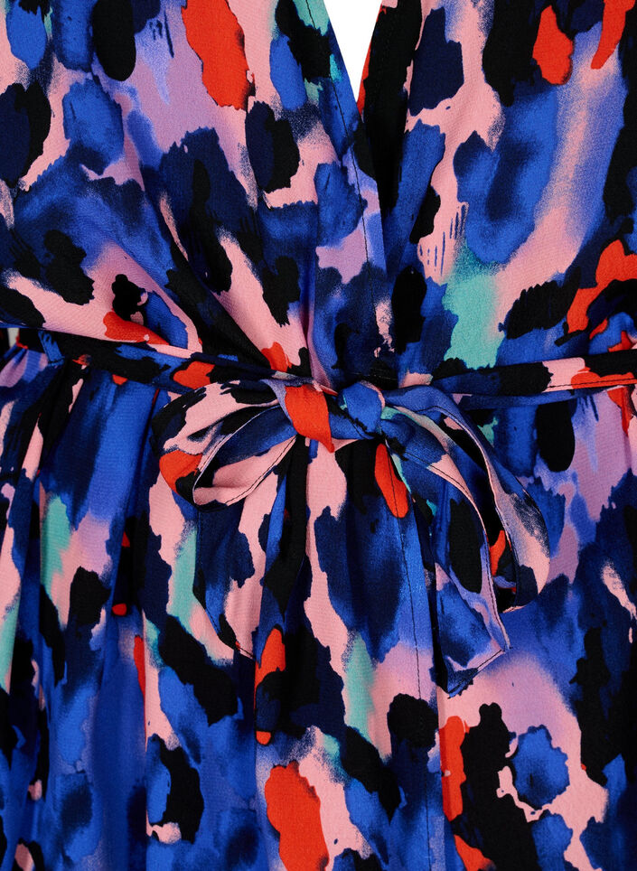 Viskoosikimono kuosilla, Colorful Animal, Packshot image number 2