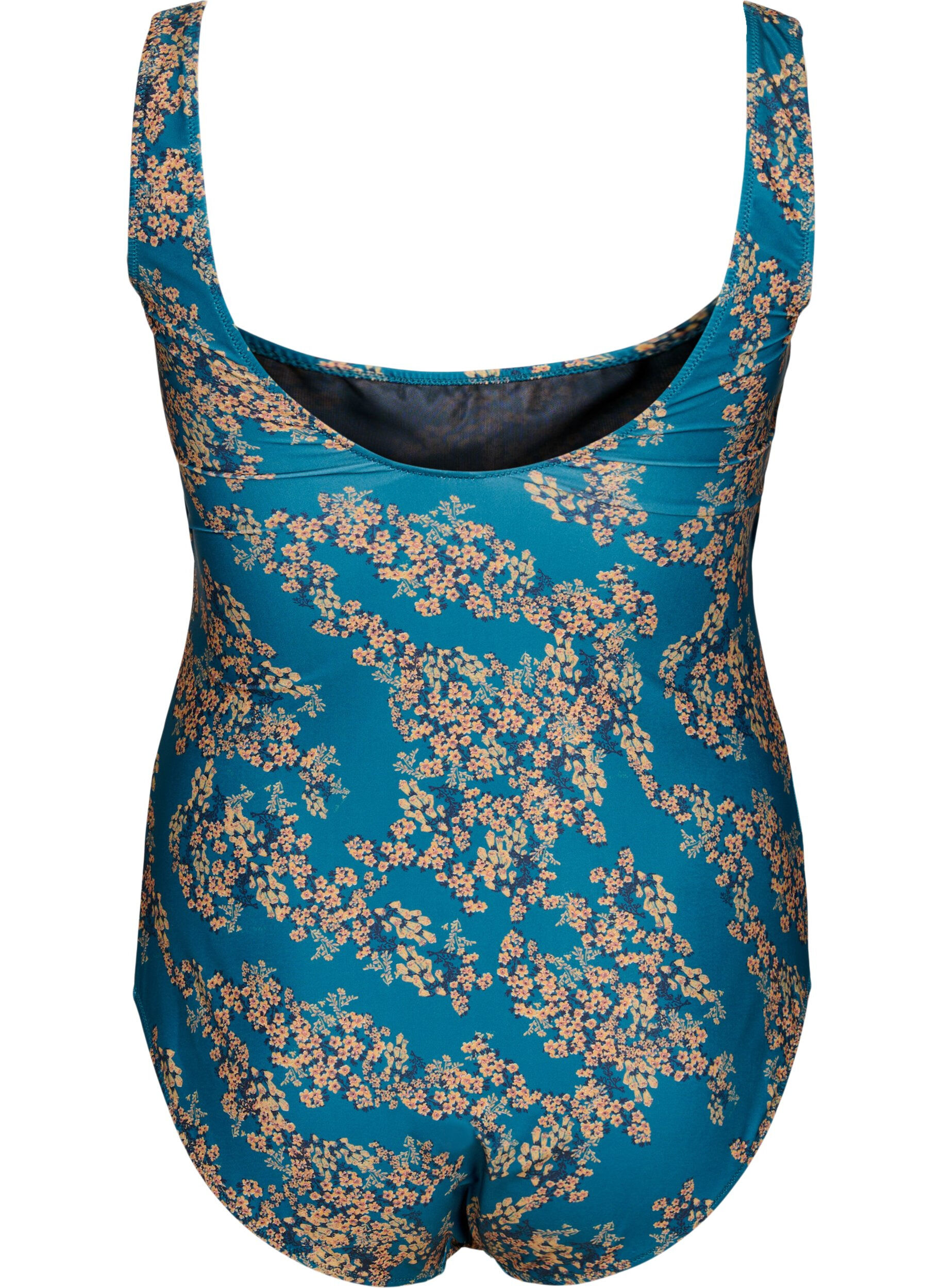 Zizzi Kukkakuvioinen uimapuku, Zebra Flower, Packshot image number 1