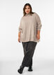 V&auml;lj&auml; pooloneulepusero, Beige, Model image number 1