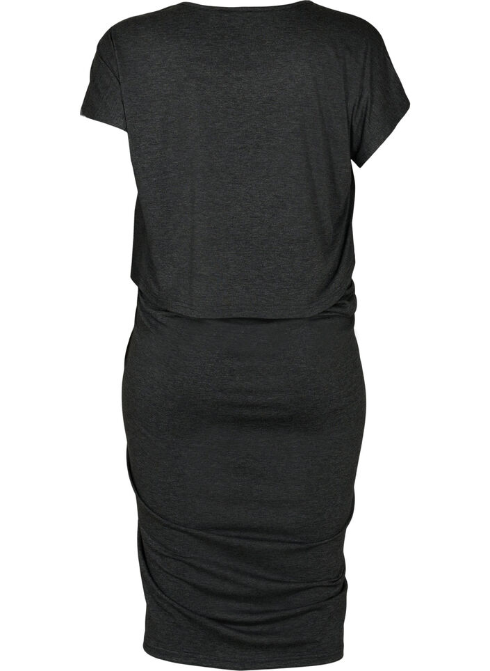 Meleerattu äitiysasu, Black Melange, Packshot image number 1