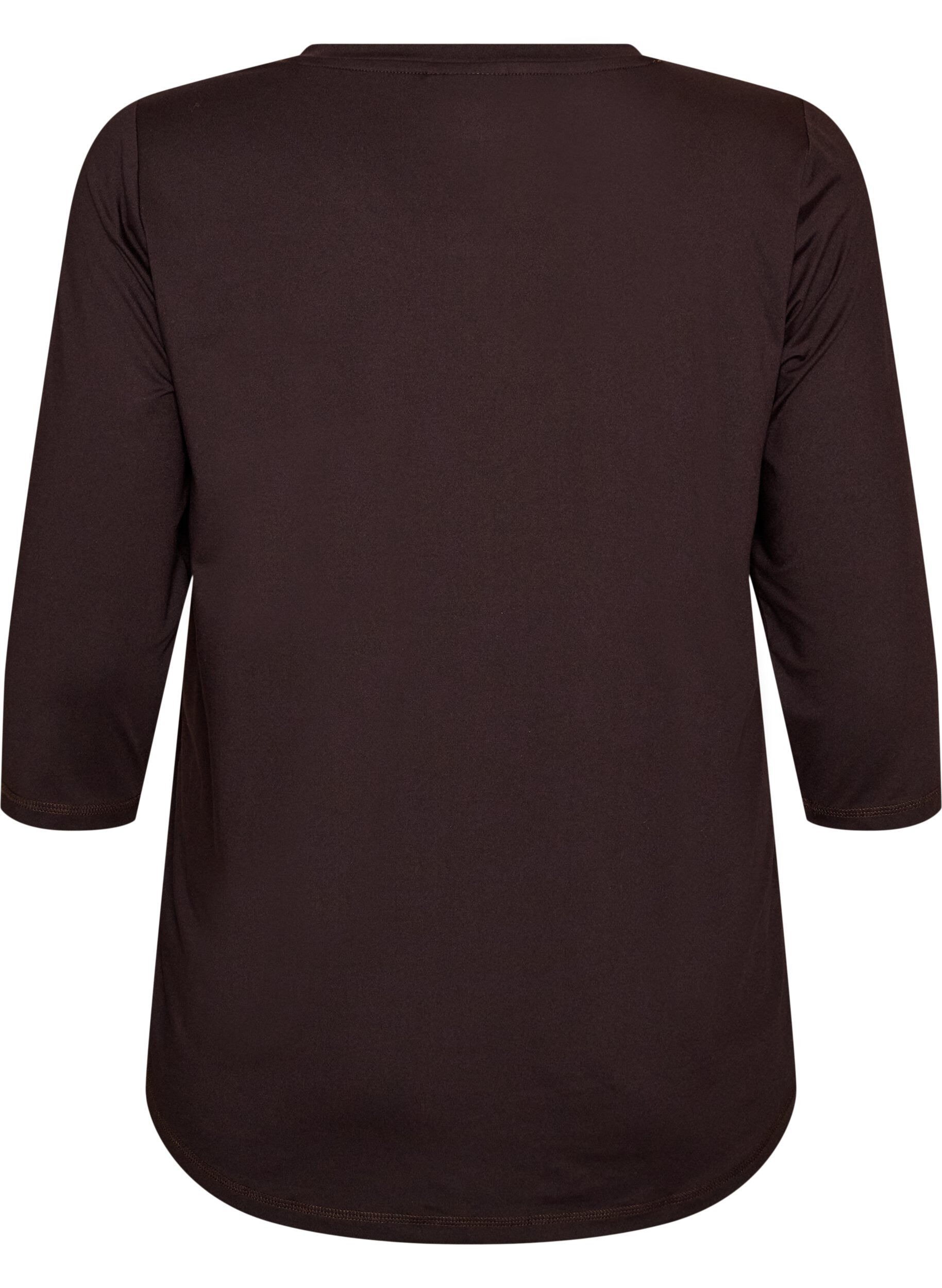 ZizziTreenipusero 3/4-hihoilla, Brown, Packshot image number 1