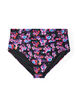 Korkeavy&ouml;t&auml;r&ouml;iset bikinihousut kuosilla, Violetti, Packshot image number 0