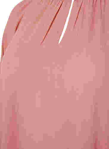 Viskoositunika 3/4-pituisilla hihoilla, Old Rose, Packshot image number 2