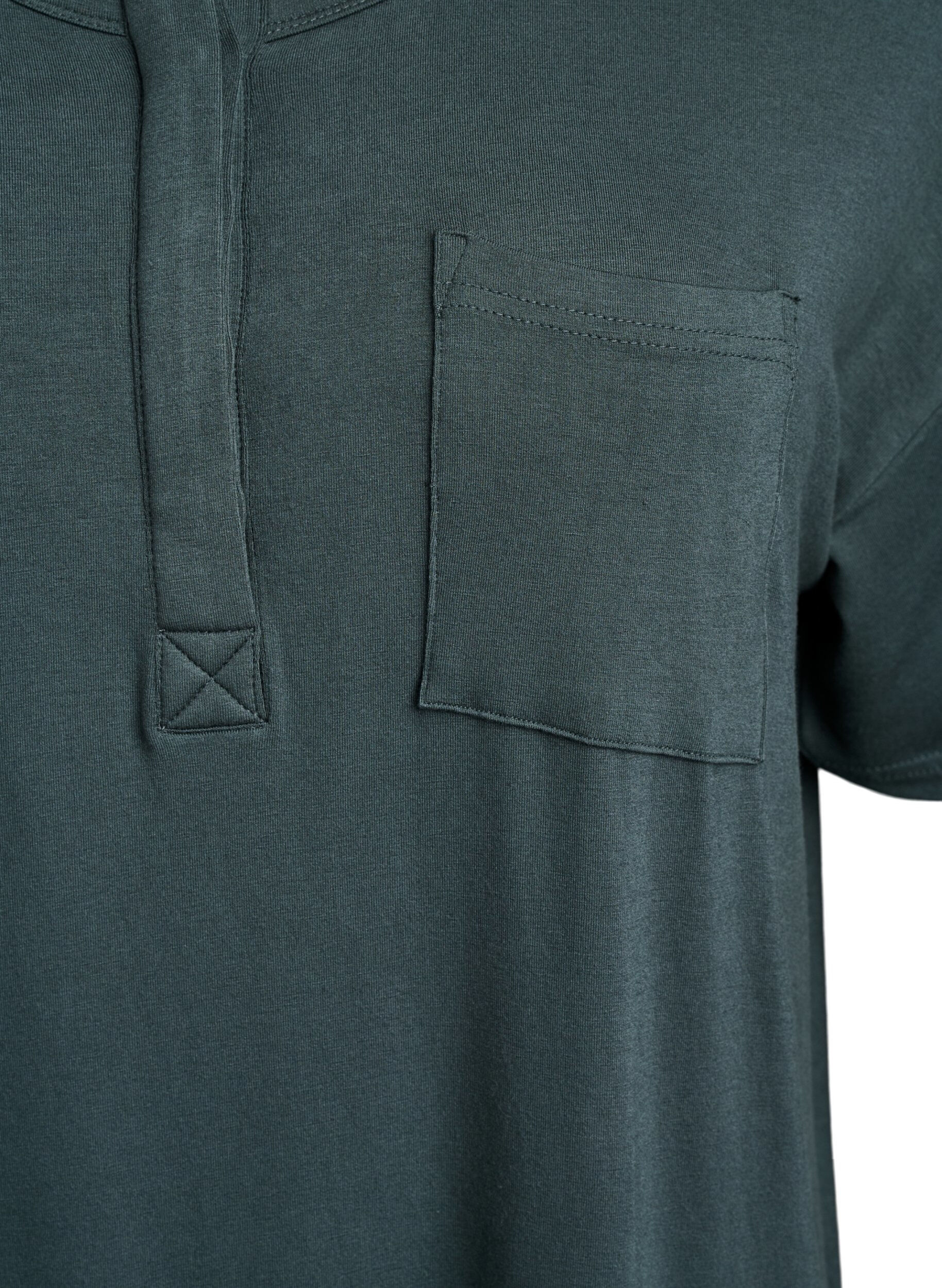 Zizzi Lyhythihainen y&ouml;paita viskoosista, Urban Chic, Packshot image number 2