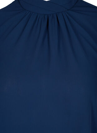 Pitkähihainen pusero korkealla kauluksella , Navy Blazer, Packshot image number 2