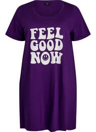 Lyhythihainen y&ouml;paita luomupuuvillaa, Sininen