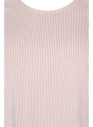Raidallinen pusero 3/4-hihoilla, Pecan Brown Stripe, Packshot image number 2