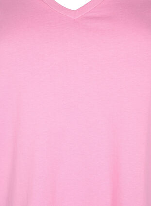 2 perus t-paitaa puuvillasta, Rosebloom / Black, Packshot image number 2