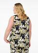 Printtitoppi v-p&auml;&auml;ntiell&auml;, Musta, Model image number 2