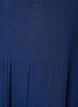 A-linjainen midimekko puuvillamusliinista, Sininen, Packshot image number 2