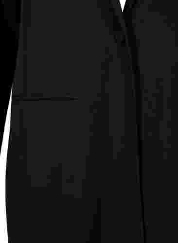 Klassinen pitkä bleiseri, Black, Packshot image number 2