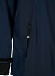 Lyhyt softshell-takki irroitettavalla hupulla, Sininen, Packshot image number 3