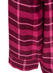 Pitk&auml;hihainen ruudullinen puuvillapyjamapaita, Punainen, Packshot image number 3