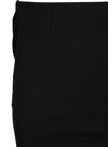 2-pakkaus paidan jatke pitsillä, Black/Black, Packshot image number 2