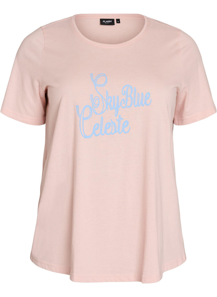 T-paita printill&auml;, Punainen, Packshot image number 0