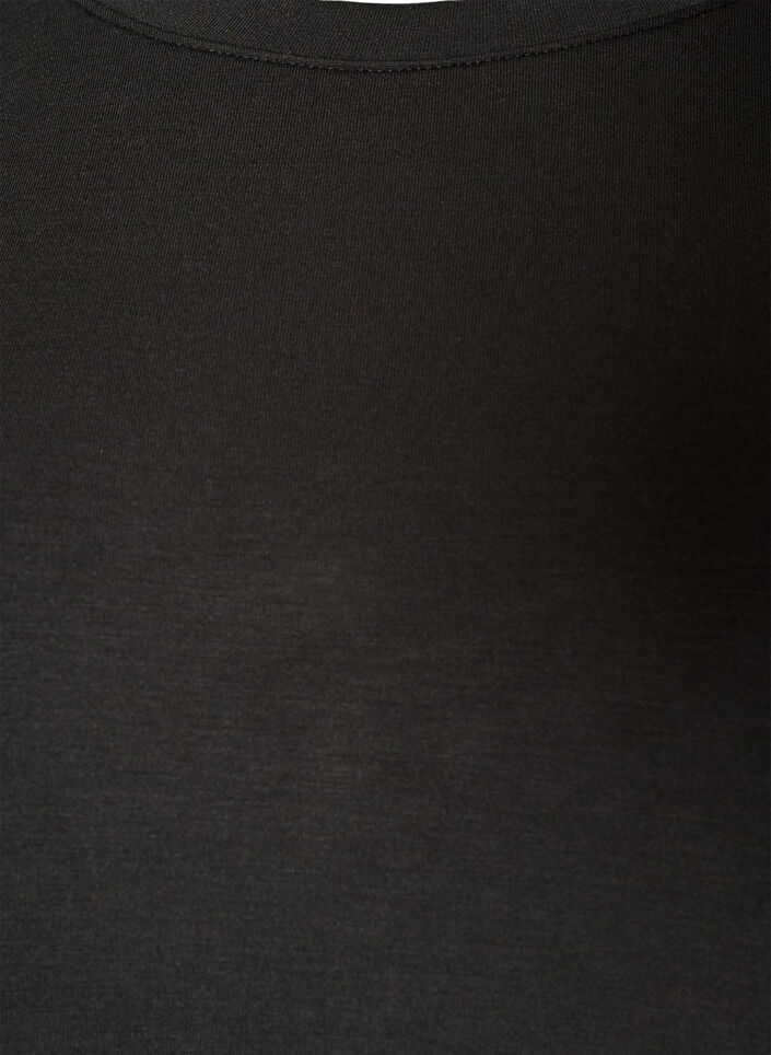 Pitk&auml;hihainen jerseypusero py&ouml;re&auml;ll&auml; p&auml;&auml;ntiell&auml;, Musta, Packshot image number 2