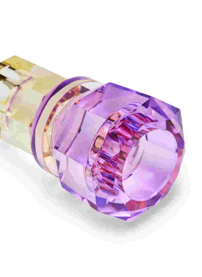 Kynttilänjalka kristallista, Butter/Violet, Packshot image number 2