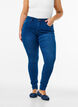 Super slim Amy-farkut korkealla vy&ouml;t&auml;r&ouml;ll&auml;, Blue Denim, Model image number 2