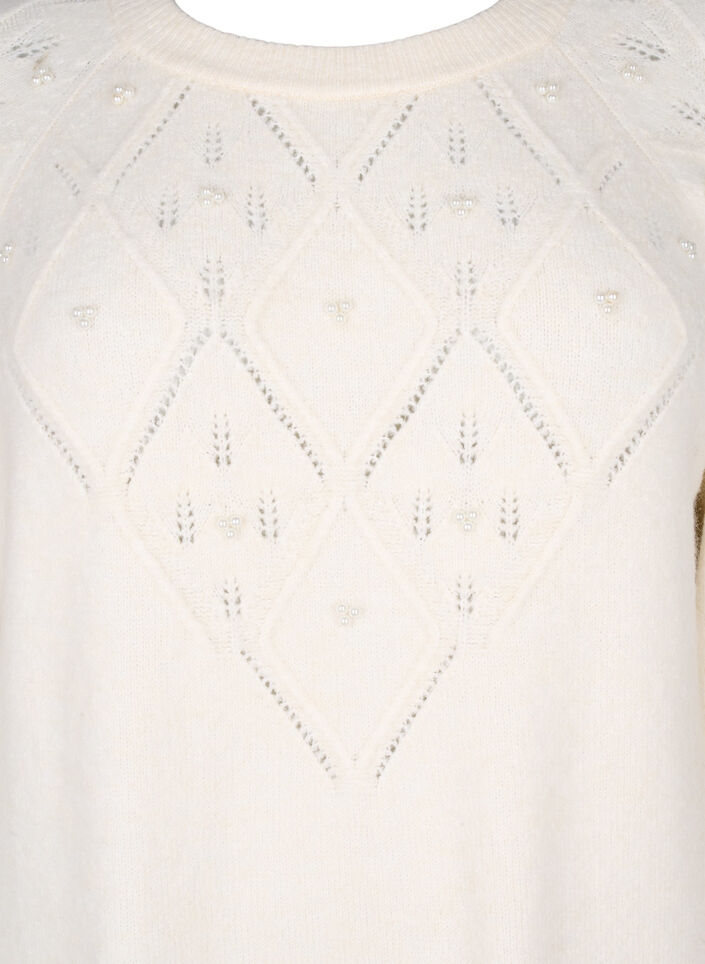 Neulottu mekko, jossa on kuvio ja helmiä, Birch Mel., Packshot image number 2