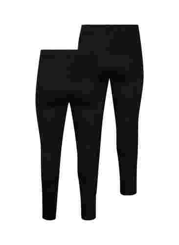 FLASH - 2 kpl leggingsejä, Black/Black, Packshot image number 1