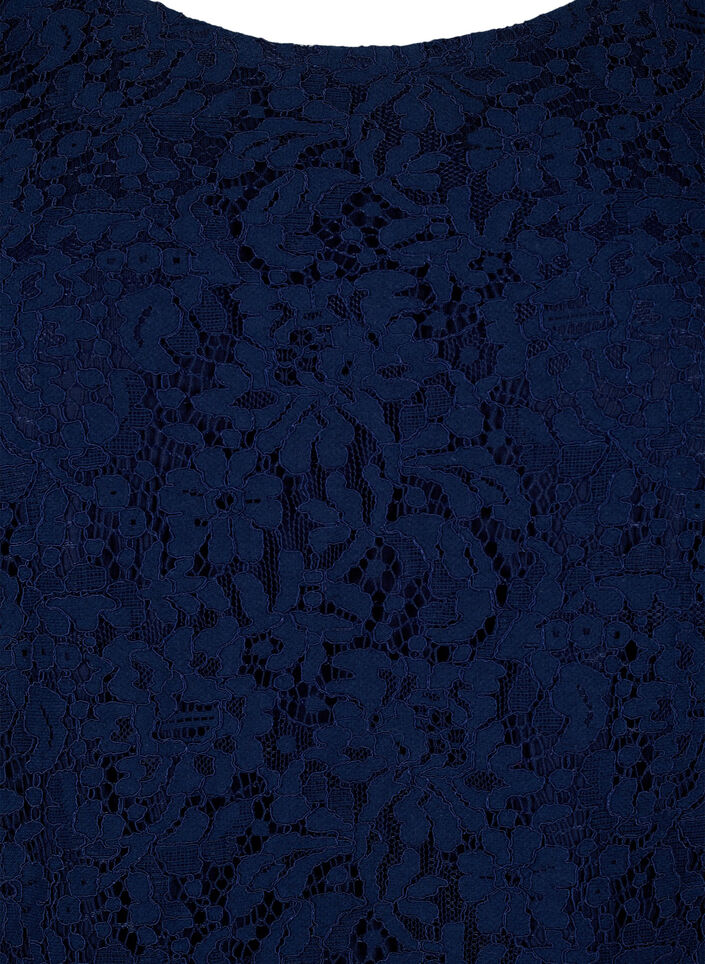 Pitsipusero pitkillä hihoilla, Navy Blazer, Packshot image number 2