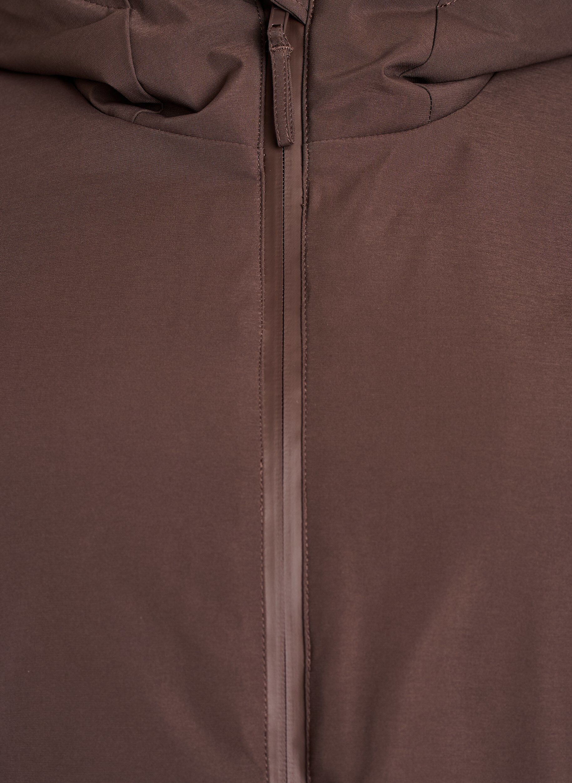 ZizziTalvitakki s&auml;&auml;dett&auml;v&auml;ll&auml; vy&ouml;t&auml;r&ouml;ll&auml;, Ruskea, Packshot image number 2