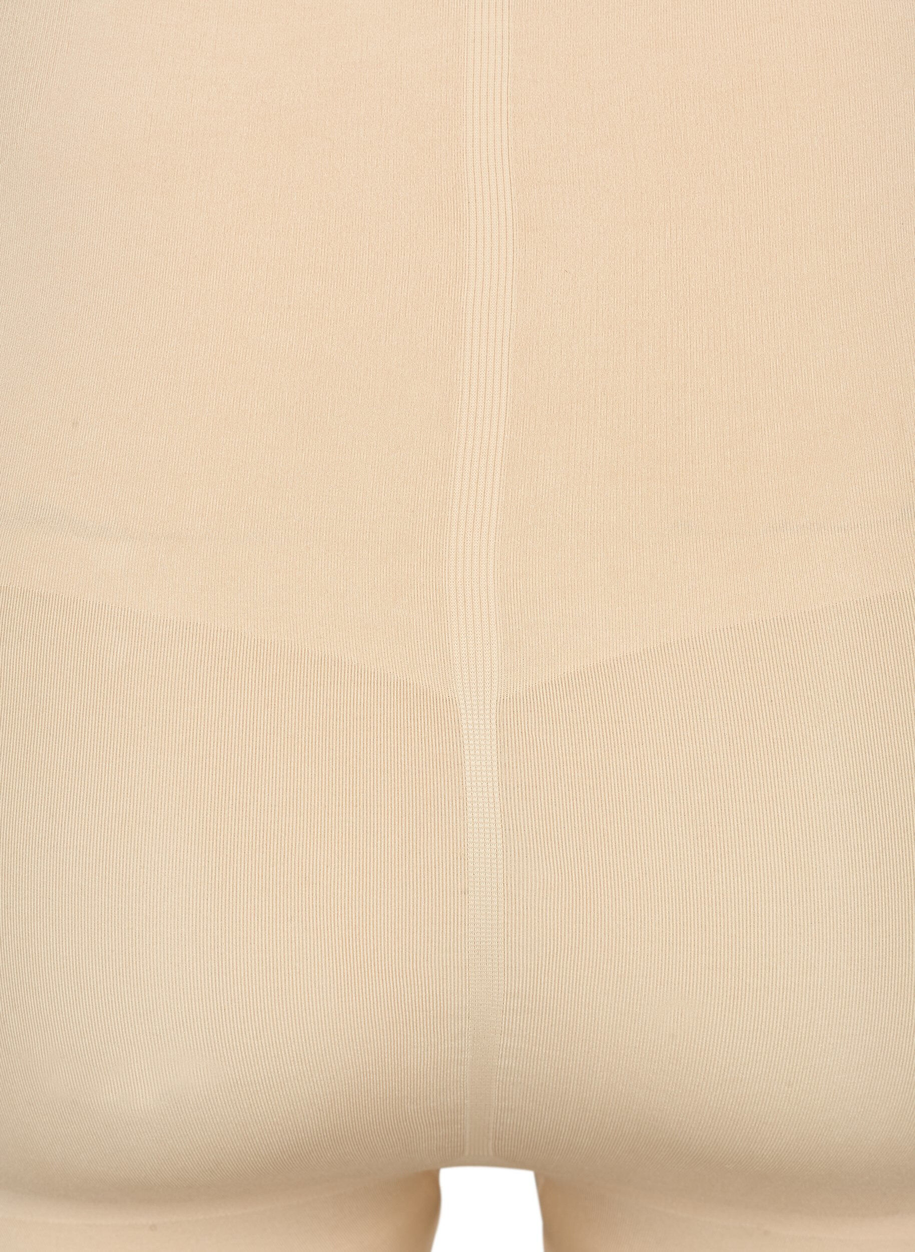 Zizzi Korkeavy&ouml;t&auml;r&ouml;iset shapewear-shortsit, Beige, Packshot image number 3
