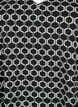 V-kauluksellinen mekko kuviolla, Black Graphic AOP, Packshot image number 2