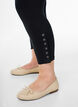 3/4-leggingsit napeilla, Musta, Model image number 3