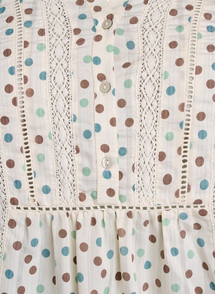 Pusero printillä ja 1/2-hihoilla, Valkoinen, Packshot image number 2