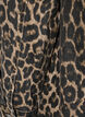 Pitkähihainen farkkumekko leopardikuosilla, Brown Leo AOP, Packshot image number 3