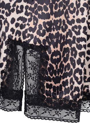 Yömekko leopardikuosilla ja pitsillä , Animal Print, Packshot image number 3