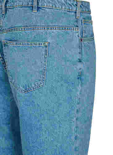 Kropatut korkeavyötäröiset Gemma-farkut, Light blue denim, Packshot image number 3
